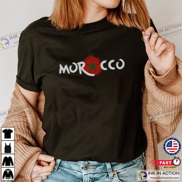 Moroccan Roots In My DNA Morocco Flag T-Shirt