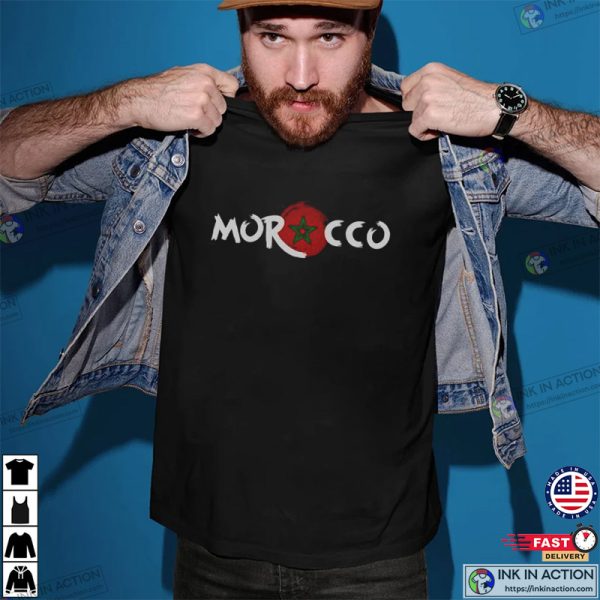 Moroccan Roots In My DNA Morocco Flag T-Shirt