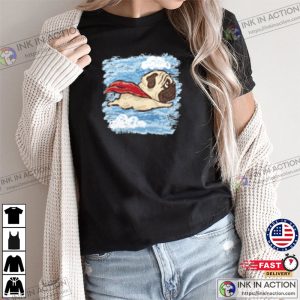 Flying Pug Classic T Shirt 2