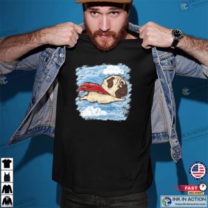 Flying Pug Classic T Shirt 3