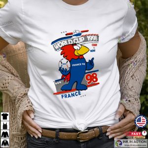 Footix World Cup France 98 Mascot Classic T Shirt 2