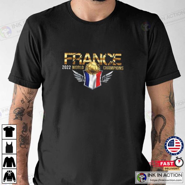 France 2022 World Cup France Champions T-shirt