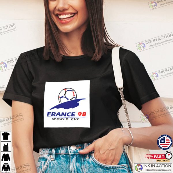 France 98 World Cup Simple Logo T-Shirt