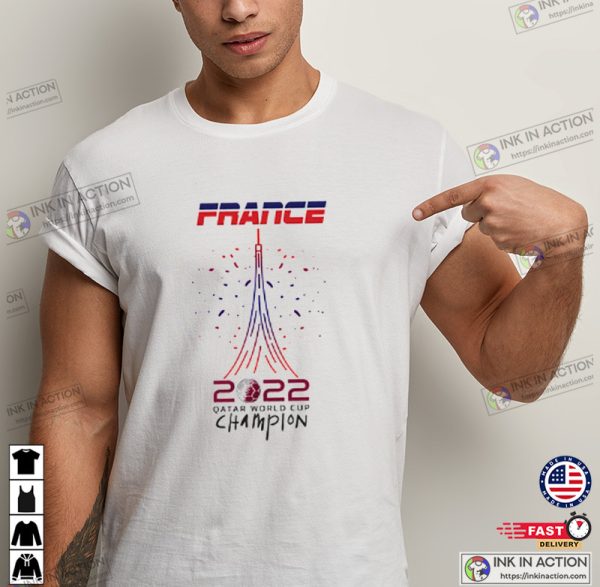 France Football Team World Champions Qatar T-Shirt