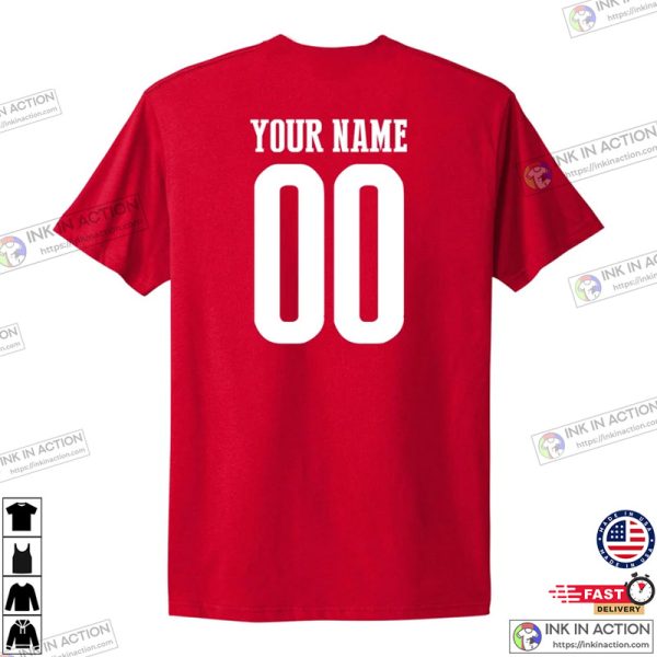 France National Football Team Custom Name and Number Shirt