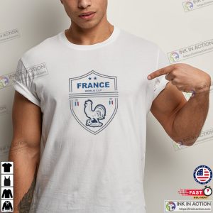 France World Cup 2022 National Football Team Logo Shirt France Soccer Jersey Shirt 3