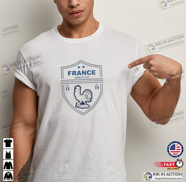 France World Cup 2022 National Football Team Logo France Soccer Shirt