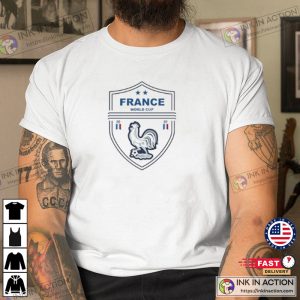 France World Cup 2022 National Football Team Logo Shirt France Soccer Jersey Shirt 4