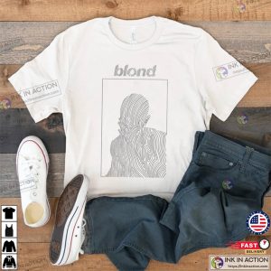 Frank Tshirt Ocean Abstract Graphic Frank Shirt Blonde Shirt Orange Blond Tee 2