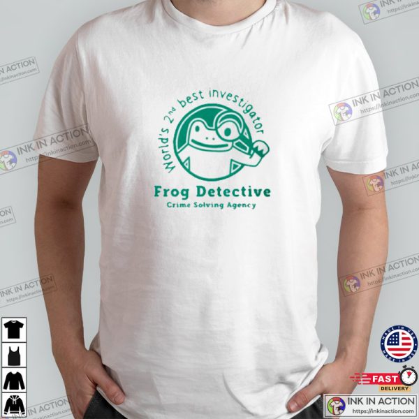 Frog Detective Crime Solving Agency Shirt