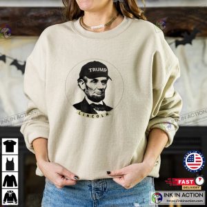 Funny Abe Merica Abraham Lincoln Wearing Trump Hat Classic T-Shirt