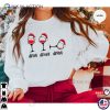 Funny Christmas Wine Glass, Christmas Party Drinks Graphic Tee