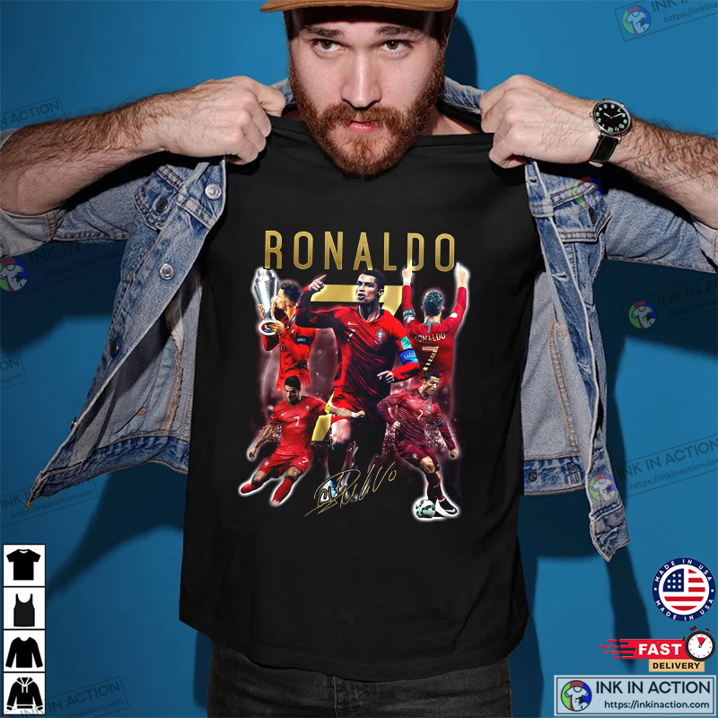 world-cup-2022 World Cup 2022 - Cristiano Ronaldo 90’s Vintage Bootleg Tee  Shirt