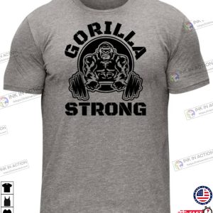 Gorilla Strong Workout Bodybuilding T-Shirt