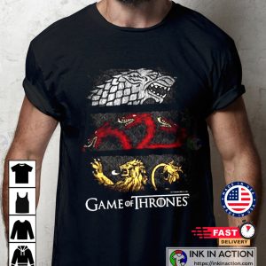 Game Of Thrones House Banners Black Shirts 3