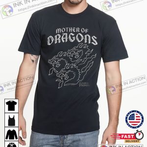 Game Of Thrones Mother Of Dragons Black Shirts 1