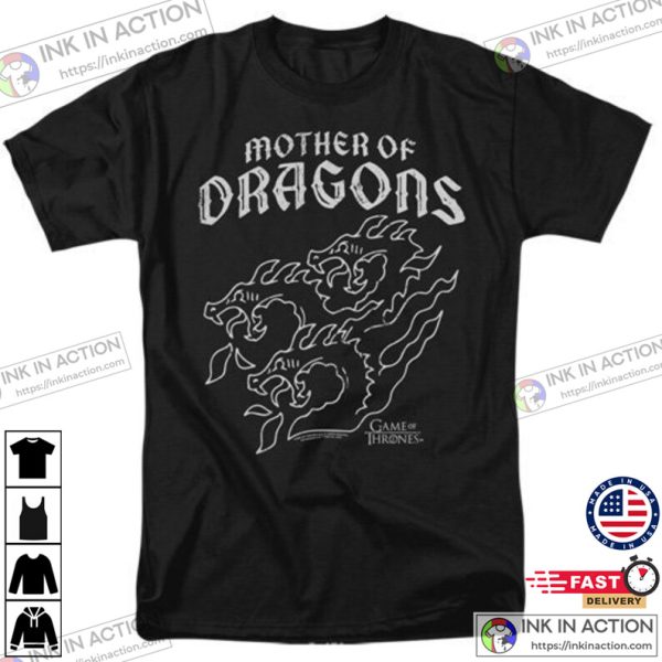 Game Of Thrones Mother Of Dragons Black Shirts