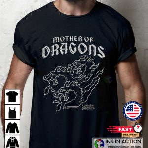 Game Of Thrones Mother Of Dragons Black Shirts 3