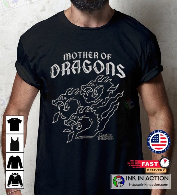 Game Of Thrones Mother Of Dragons Black Shirts