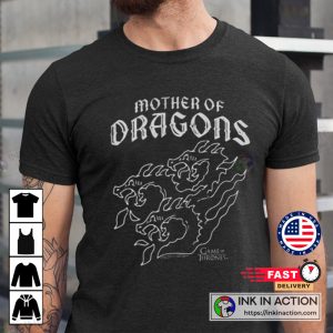 Game Of Thrones Mother Of Dragons Black Shirts 4
