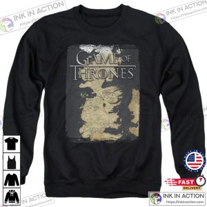 Game Of Thrones Series Map Black Shirts 3