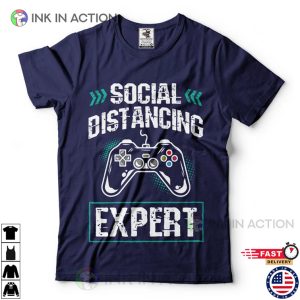 Gamer T Shirt Gaming Social Distancing Funny Console Gaming Cool T Shirt 10