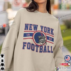 New York Giants Helmet Vintage Football Sweatshirt