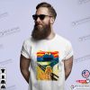Gingerbread Man Cookie Monster The Scream Retro T-shirt