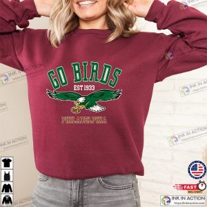 Go Birds Vintage Eagles Sweatshirt Philly Football Sweater Vintage Philadelphia Hoodie 3