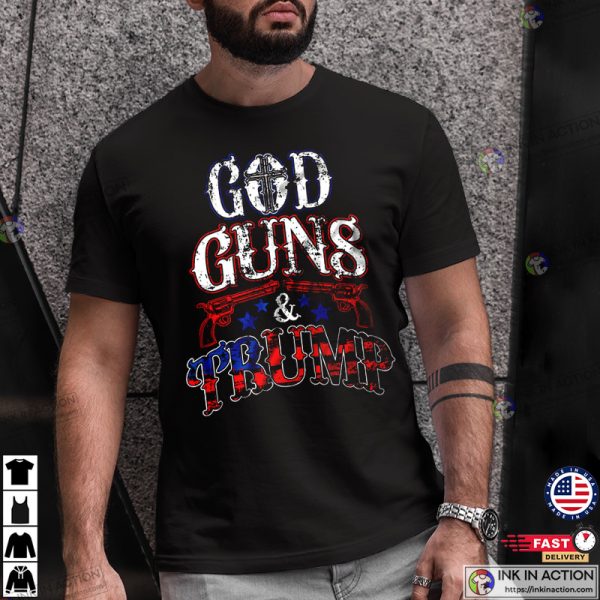 God Guns Trump 2024 Election Trump MAGA Shirt