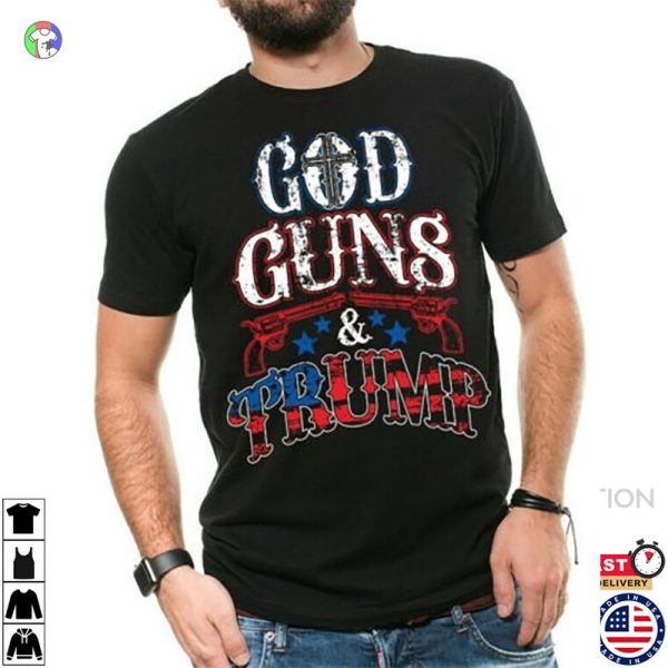 God Guns Trump 2024 Election Trump MAGA Shirt