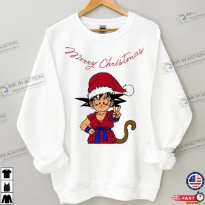 Goku Christmas Anime Super Saiyan Vintage Dragon Ball Z Anime Manga Gift Fan Sweatshirts 4