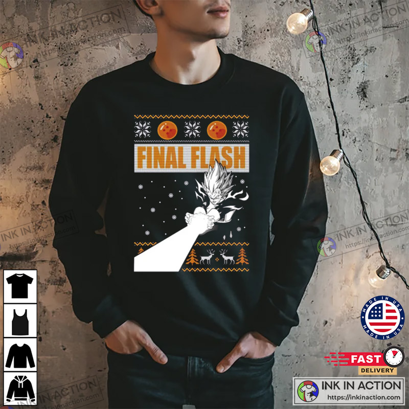 Christmas Final Flash Super Saiyan Vegeta T Shirt