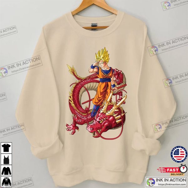 Super Saiyan Goku Japanese Dragon Ball Shirt