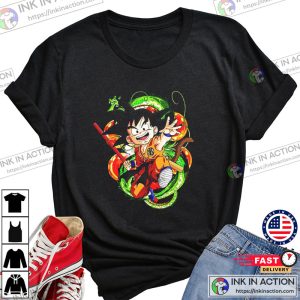 Goku Kid DBZ Shirt Goku Super Saiyan Vintage 80s 90s Dragon Ball Z Anime Manga Gift Fan Shirts 1