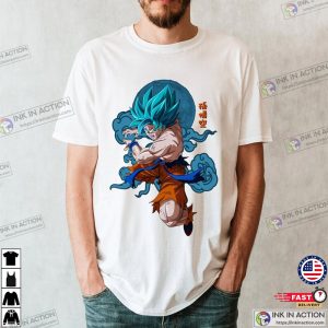 Goku Super Saiyan Vintage 80s 90s Dragon Ball Z Anime Manga Gift Fan Tshirt 2