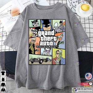 Gotham City Batman Harley Quinn Design Batman Tshirt 3 1