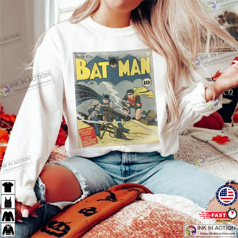 Retro DC Batman Logo T-Shirt - Ink In Action