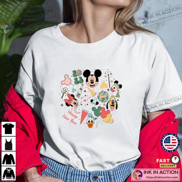 Happy New Year 2023 Mickey Mouse Happy New Year 2023 Shirt