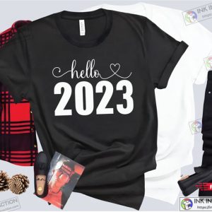 Happy New Year 2023 T Shirt New Year Party Members Tees Christmas Family Reunion Clothes 1