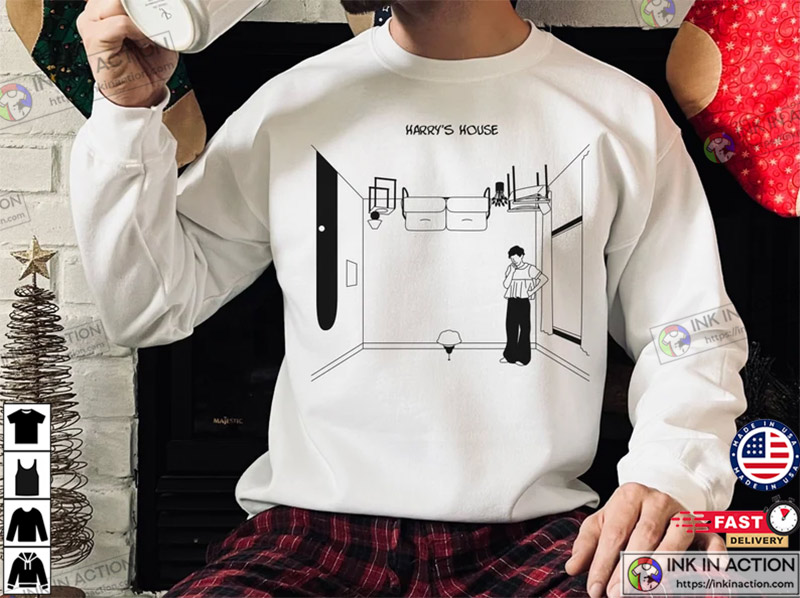 Harry Styles Harry's House Album Cover Minimalist Sweater - Print your  thoughts. Tell your stories.