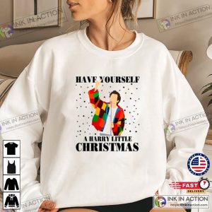 Harry styles Christmas Sweatshirt Have Yourself A Harry Little Christmas Sweatshirt 3