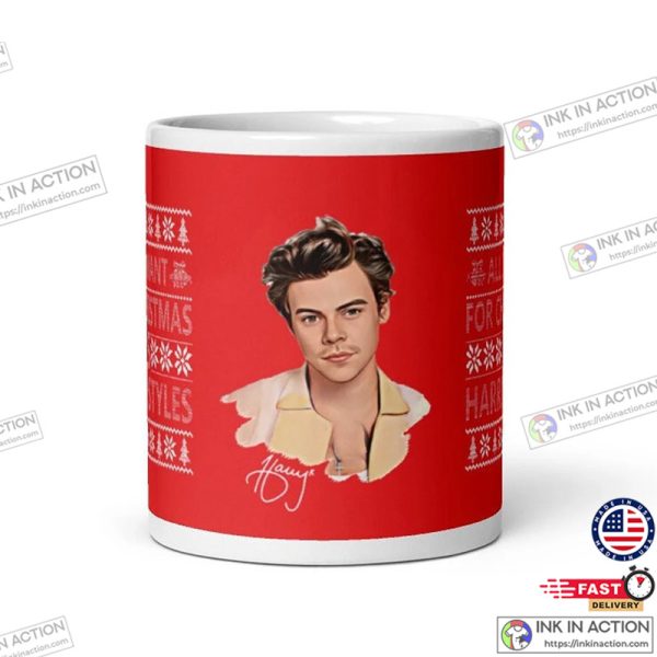 All I Want For Christmas Is Harry Styles Harry’s House Christmas Mug