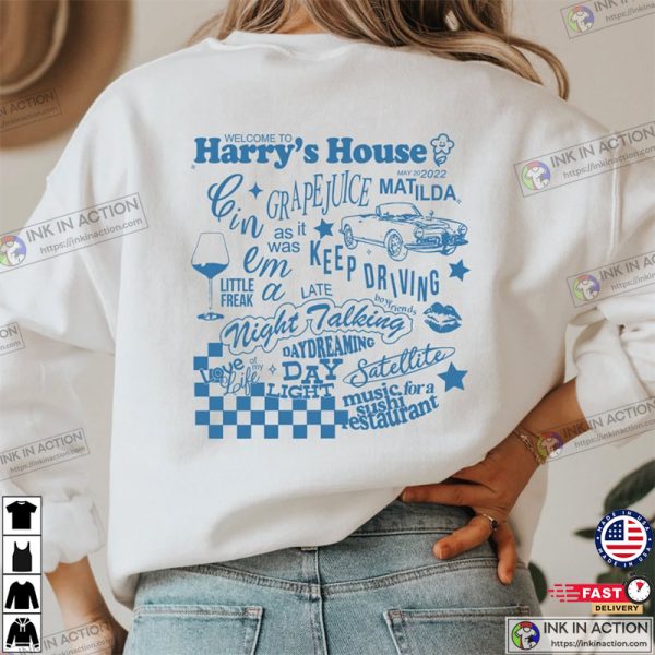 Harry’s Tracklist Harry’s House Album Gift Graphic Shirt