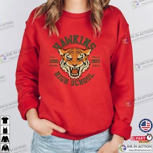 Hawkins High School Sweatshirt Hawkins Indiana Sweatshirt Hawkins Tiger 3