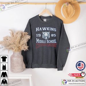 Hawkins Middle School Tigers 1985 Sweatshirt
