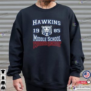 Hawkins Middle School Tigers 1985 Sweatshirt 2