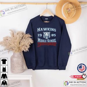 Hawkins Middle School Tigers 1985 Sweatshirt 3