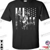 Hunting American Flag American Flag Deer Buck Shirt