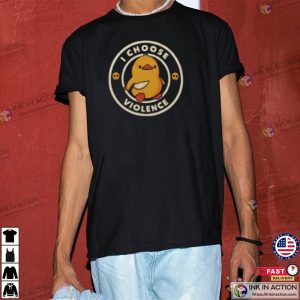 I Choose Violence Funny Duck by Tobe Fonseca Classic T Shirt 1